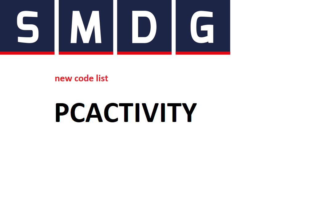 New code list for port-call activities